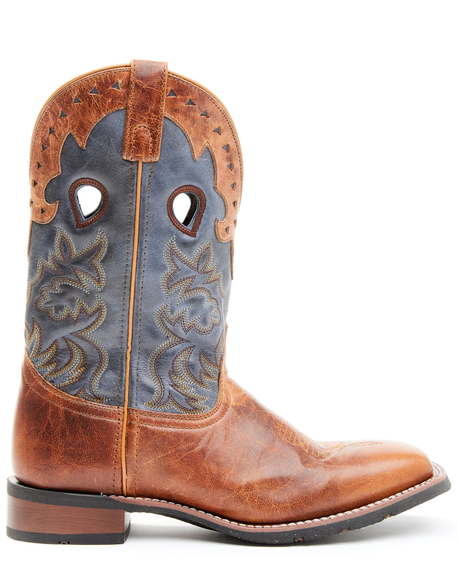 Laredo Men's Top Western Boots - Broad Square Toe 4 Laredo Men's Top Western Boots - Broad Square Toe - Image 2