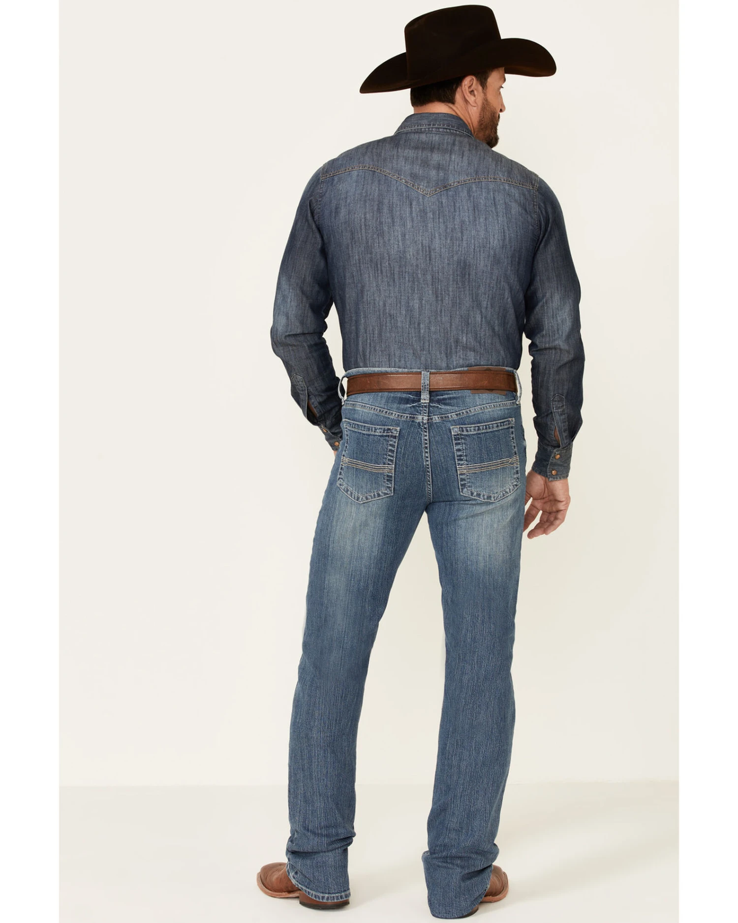 Cody James Men's Casey Light Wash Stretch Stackable Straight Jeans 6 Cody James Men's Casey Light Wash Stretch Stackable Straight Jeans - Image 4