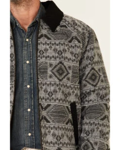 Powder River Outfitters Men's Charcoal Southwestern Print Wool Zip-Front Bomber Jacket 9 Powder River Outfitters Men's Charcoal Southwestern Print Wool Zip-Front Bomber Jacket -Boot Barn 2000345129 022 P3