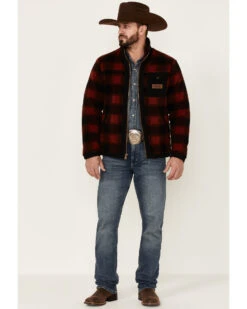 Pendleton Men's Buffalo Plaid Lone Fir Zip-Front Fleece Jacket 9 Pendleton Men's Buffalo Plaid Lone Fir Zip-Front Fleece Jacket -Boot Barn 2000345197 600 P2