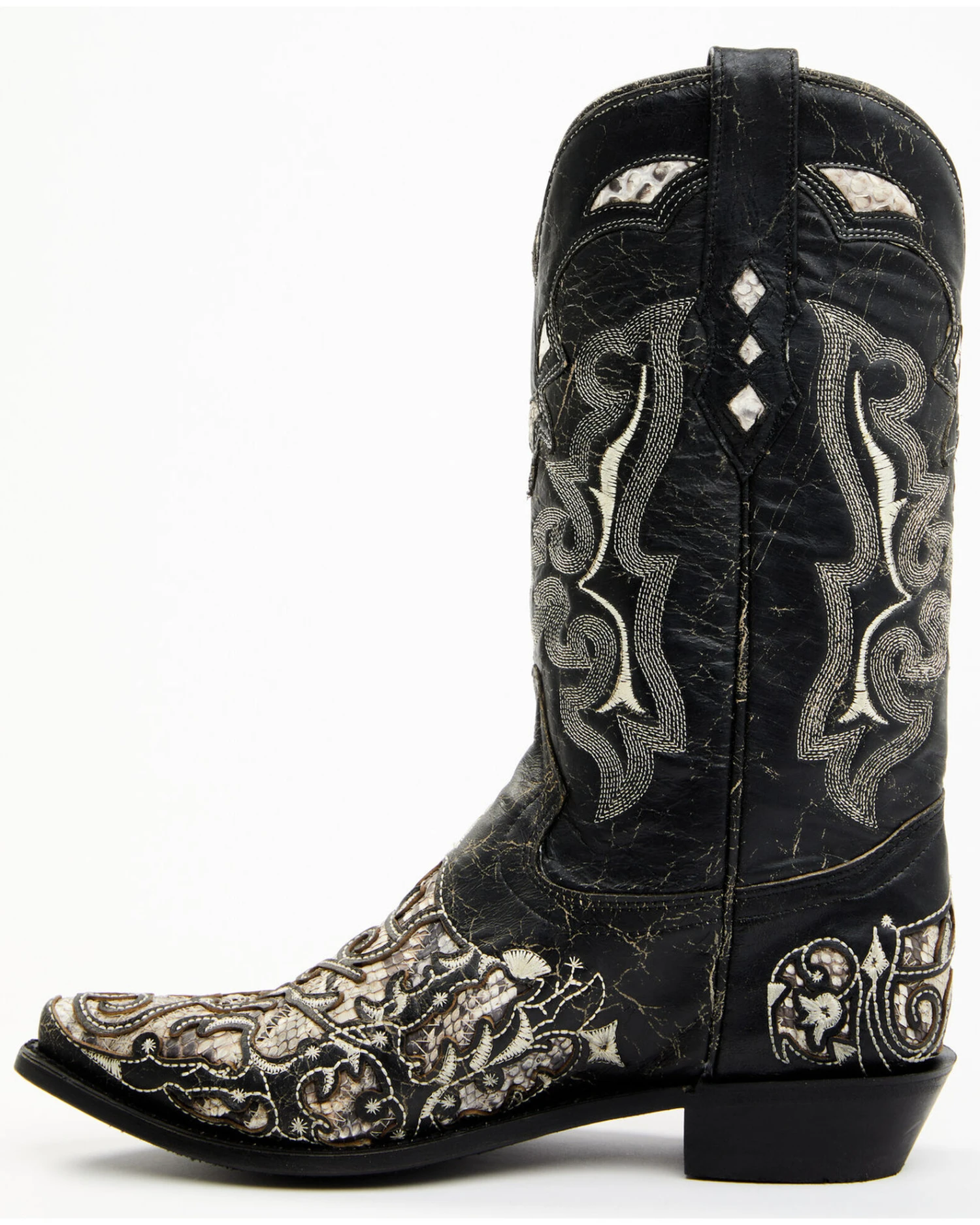 Corral Men's Exotic Python Skin Inlay Western Boots - Snip Toe 5 Corral Men's Exotic Python Skin Inlay Western Boots - Snip Toe - Image 3