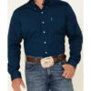 Cinch Men's Modern Fit Solid Navy Long Sleeve Button-Down Western Shirt 2 Cinch Men's Modern Fit Solid Navy Long Sleeve Button-Down Western Shirt -Boot Barn 2000345900 400 P3