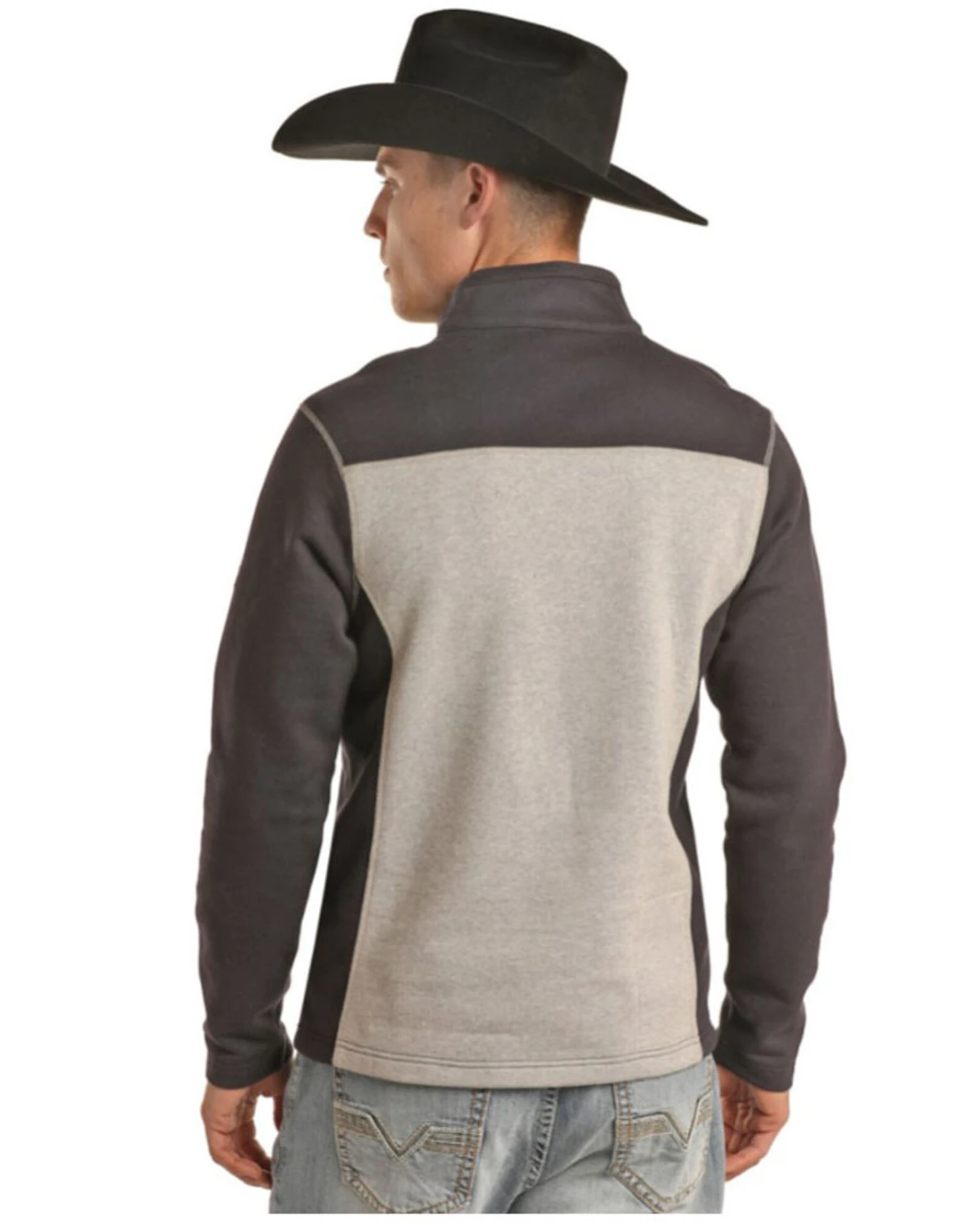 Rock & Roll Denim Men's FR Color Block 1/4 Zip Work Pullover 3 Rock & Roll Denim Men's FR Color Block 1/4 Zip Work Pullover