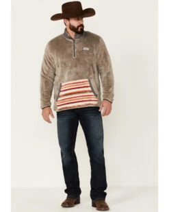 Hooey Men's Stripe Pocket 1/4 Zip Fleece Pullover 8 Hooey Men's Stripe Pocket 1/4 Zip Fleece Pullover -Boot Barn 2000347167 200 P2
