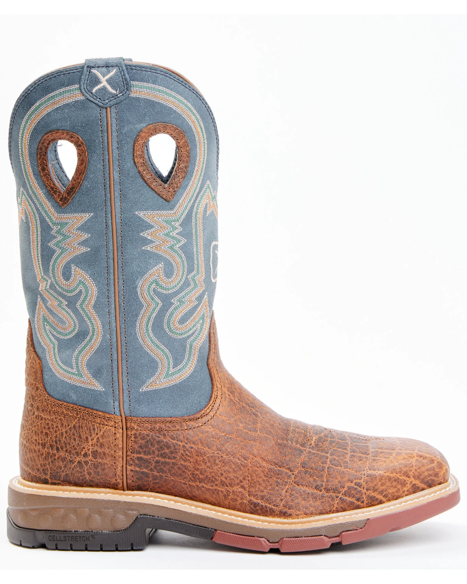 Twisted X Men's Brown Western Work Boots - Alloy Toe 4 Twisted X Men's Brown Western Work Boots - Alloy Toe - Image 2