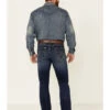 Rock 47 By Wrangler Men's Horizon Dark Wash Stretch Slim Bootcut Jeans 1 Rock 47 By Wrangler Men's Horizon Dark Wash Stretch Slim Bootcut Jeans -Boot Barn 2000350738 400 P3