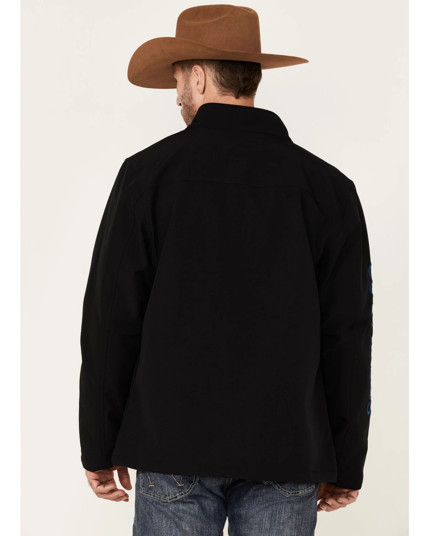 Cody James Core Men's Royal Embroidered Logo Sleeve Zip-Front Steamboat Jacket 6 Cody James Core Men's Royal Embroidered Logo Sleeve Zip-Front Steamboat Jacket - Image 4