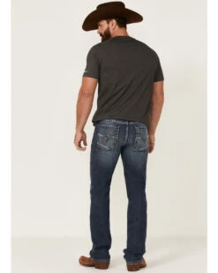 Moonshine Spirit Men's Diamond Hitch Medium Dark Wash Stretch Slim Straight Jeans 9 Moonshine Spirit Men's Diamond Hitch Medium Dark Wash Stretch Slim Straight Jeans -Boot Barn 2000351731 400 P2