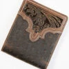 Cody James Men's Brown Ostrich Bifold Tooled Wallet 1 Cody James Men's Brown Ostrich Bifold Tooled Wallet -Boot Barn 2000351827 200 P1