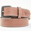 Hawx Men's Brown Pebbled Logo Buckle Leather Belt 2 Hawx Men's Brown Pebbled Logo Buckle Leather Belt -Boot Barn 2000351939 200 P1