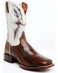 Dan Post Men's Watersnake Western Boots - Broad Square Toe