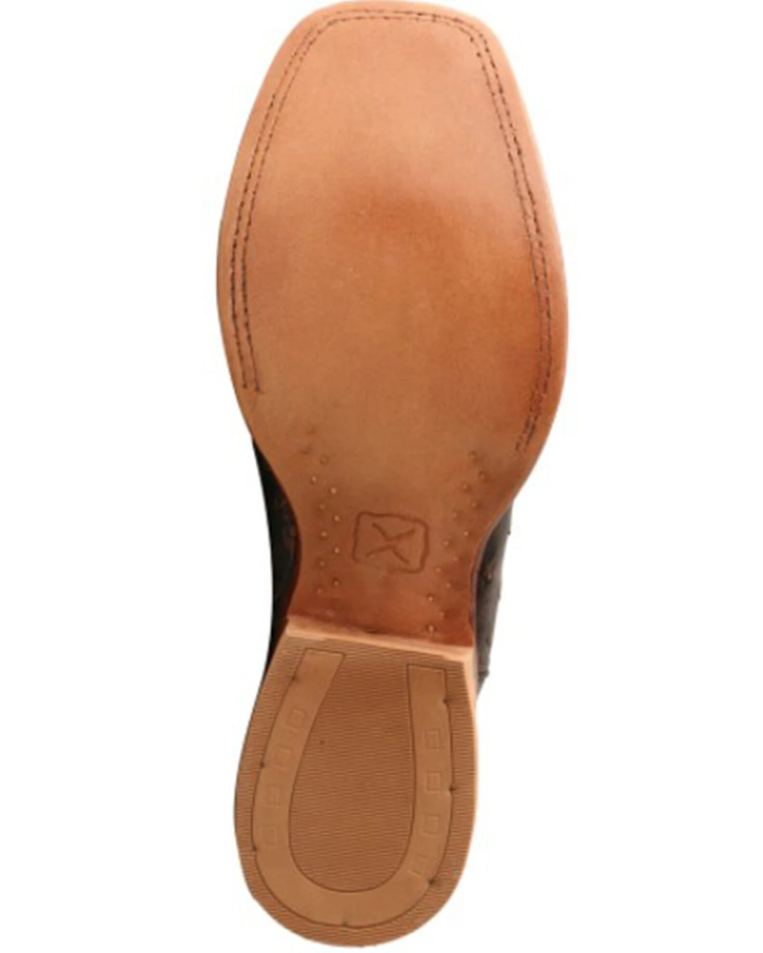 Twisted X Twistex X Men's Ruff Stock Fill-Quill Ostrich Vamp Exotic Western Boot - Broad Square Toe 8 Twisted X Twistex X Men's Ruff Stock Fill-Quill Ostrich Vamp Exotic Western Boot - Broad Square Toe - Image 6