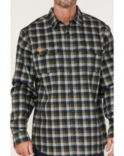 Hawx Men's FR Buffalo Plaid Print Long Sleeve Button-Down Work Shirt 8 Hawx Men's FR Buffalo Plaid Print Long Sleeve Button-Down Work Shirt -Boot Barn 2000357970 410 P3