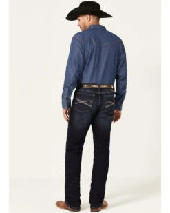Wrangler 20X Men's Cobalt Dark Wash Stretch Slim Straight Jeans 8 Wrangler 20X Men's Cobalt Dark Wash Stretch Slim Straight Jeans -Boot Barn 2000359713 416 P3