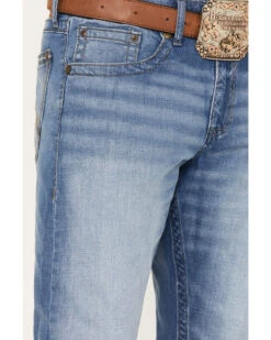 Rock 47 By Wrangler Men's Barlow Light Wash Slim Straight Jeans 9 Rock 47 By Wrangler Men's Barlow Light Wash Slim Straight Jeans -Boot Barn 2000359726 412 P2