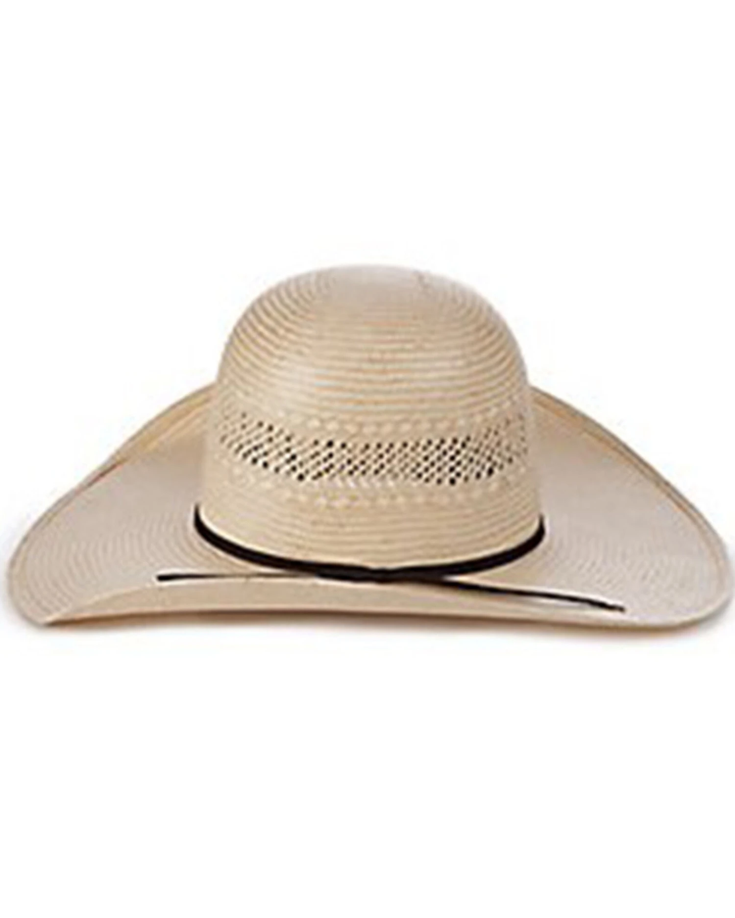 Rodeo King Tan & Ivory 25X Fort Worth Shantung Straw Western Hat 4 Rodeo King Tan & Ivory 25X Fort Worth Shantung Straw Western Hat - Image 2