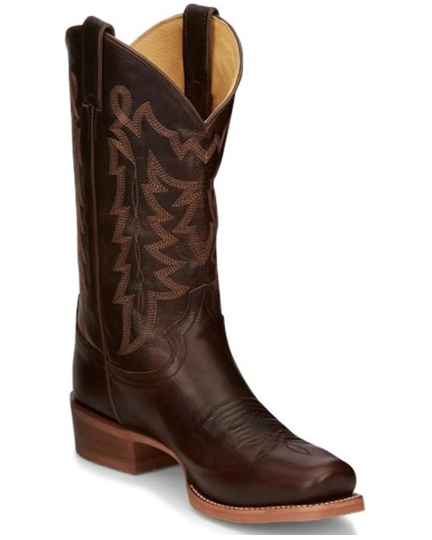 Justin Men's Andrews Western Boots - Square Toe 3 Justin Men's Andrews Western Boots - Square Toe