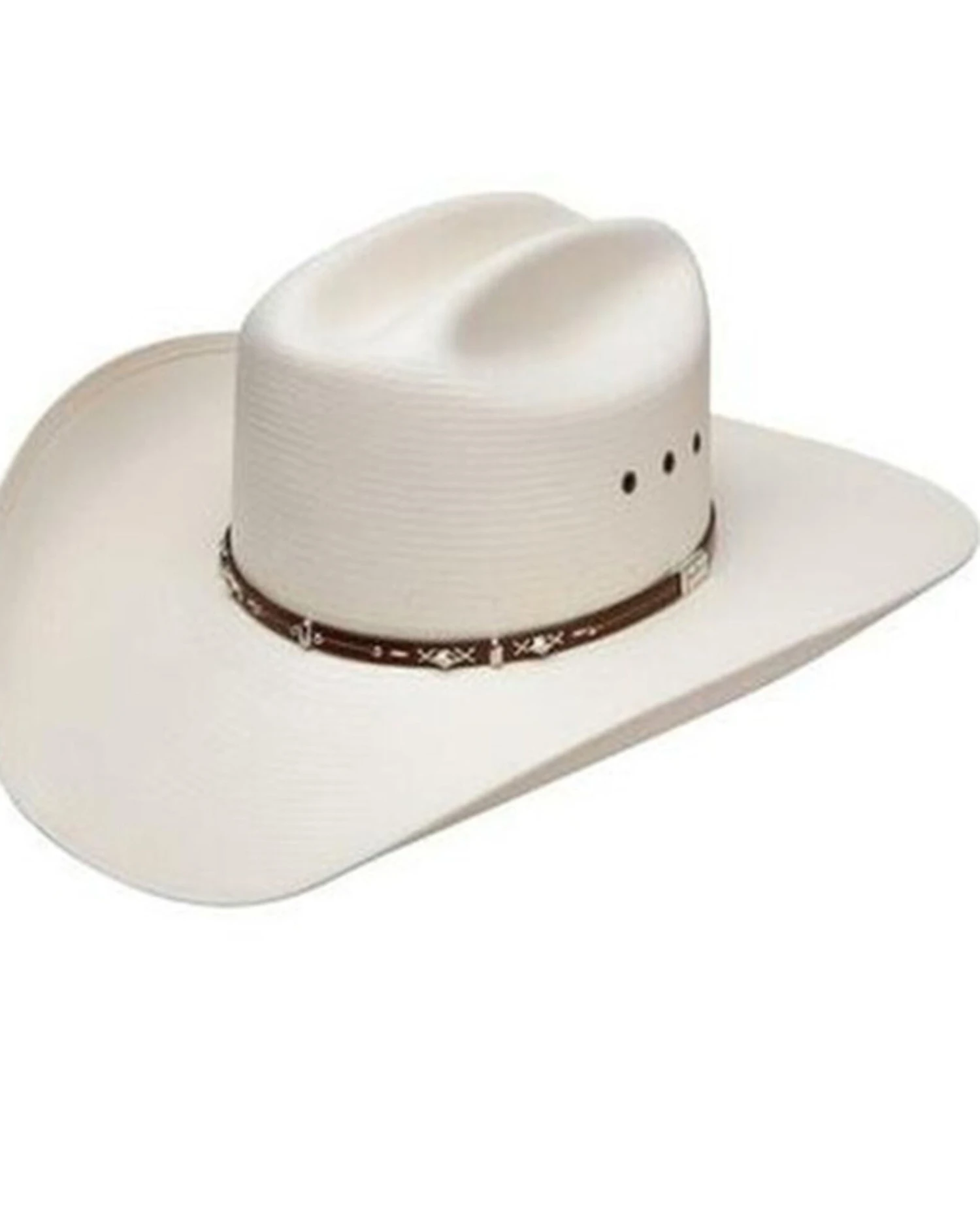 George Strait By Resistol Men's Natural 10X Hazer Cattleman Straw Western Hat 3 George Strait By Resistol Men's Natural 10X Hazer Cattleman Straw Western Hat