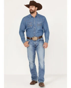 Wrangler 20X Men's Mexia Light Wash Stretch Vintage Slim Bootcut Jeans 8 Wrangler 20X Men's Mexia Light Wash Stretch Vintage Slim Bootcut Jeans -Boot Barn 2000365073 412 P1