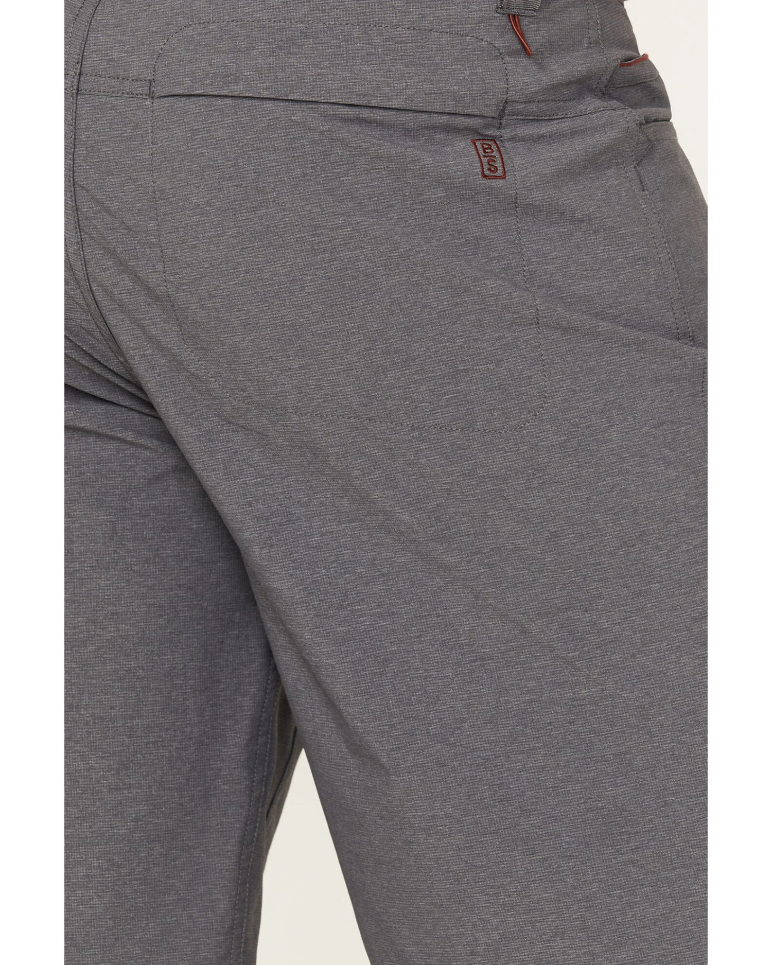 Brothers & Sons Men's Stretch Ripstop Charcoal Silm Straight Cargo Shorts 3 Brothers & Sons Men's Stretch Ripstop Charcoal Silm Straight Cargo Shorts