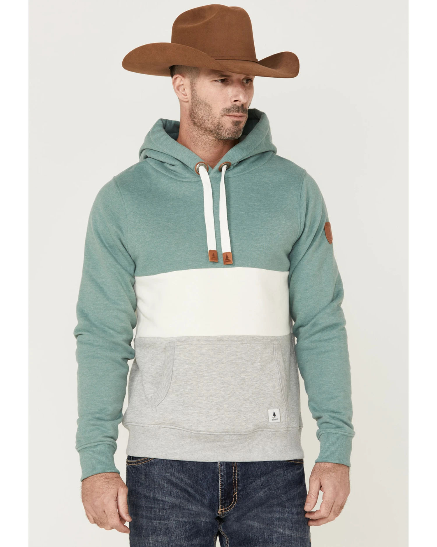 Wanakome Men's Colorblock Rivera Hooded Pullover Sweatshirt 4 Wanakome Men's Colorblock Rivera Hooded Pullover Sweatshirt - Image 2