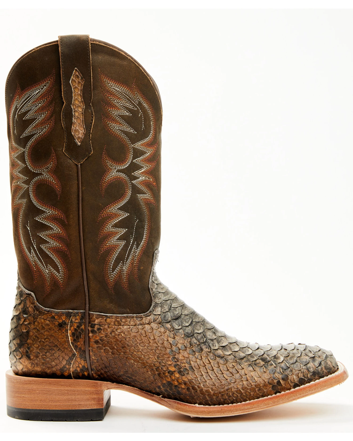Cody James Men's Python Exotic Western Boots - Broad Square Toe 4 Cody James Men's Python Exotic Western Boots - Broad Square Toe - Image 2