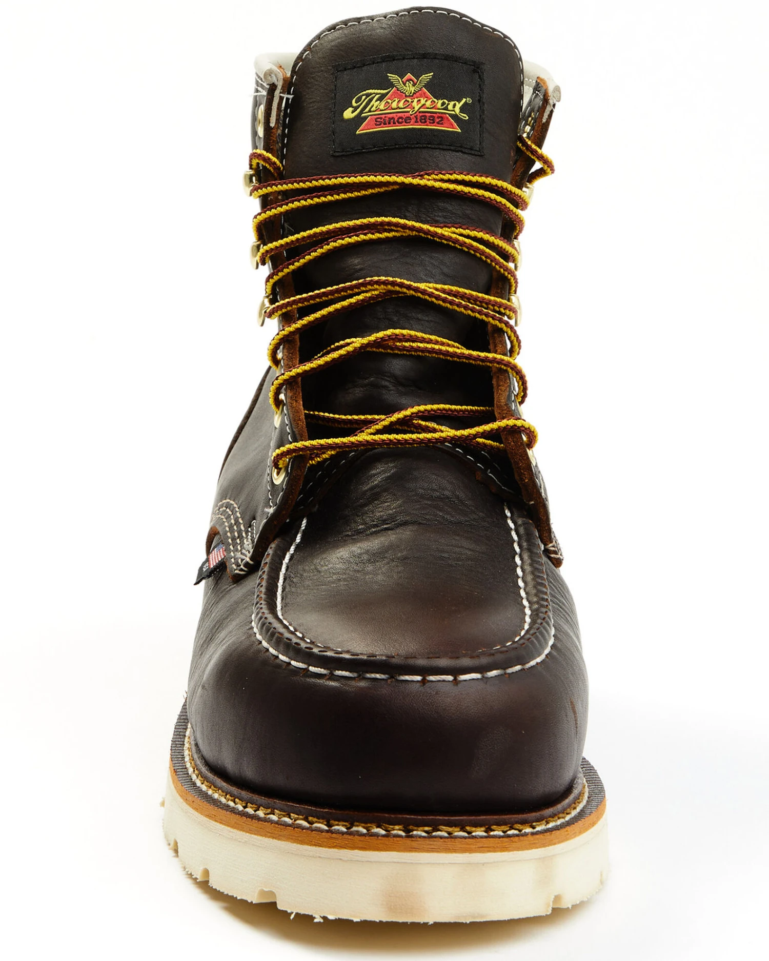 Thorogood Men's 6" Waterproof Lace-Up Work Boots - Moc Soft Toe 6 Thorogood Men's 6" Waterproof Lace-Up Work Boots - Moc Soft Toe - Image 4