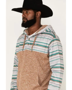 Hooey Men's Jimmy Multi-Colored Stripe 1/4 Button Hooded Pullover Sweatshirt 9 Hooey Men's Jimmy Multi-Colored Stripe 1/4 Button Hooded Pullover Sweatshirt -Boot Barn 2000370561 280 P2
