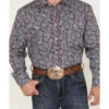 Roper Men's Liberty Bell Paisley Print Long Sleeve Pearl Snap Western Shirt 1 Roper Men's Liberty Bell Paisley Print Long Sleeve Pearl Snap Western Shirt -Boot Barn 2000370629 640 P3