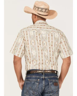 Tin Haul Men's Wallpaper Southwestern Print Short Sleeve Pearl Snap Western Shirt 8 Tin Haul Men's Wallpaper Southwestern Print Short Sleeve Pearl Snap Western Shirt -Boot Barn 2000370645 020 P4