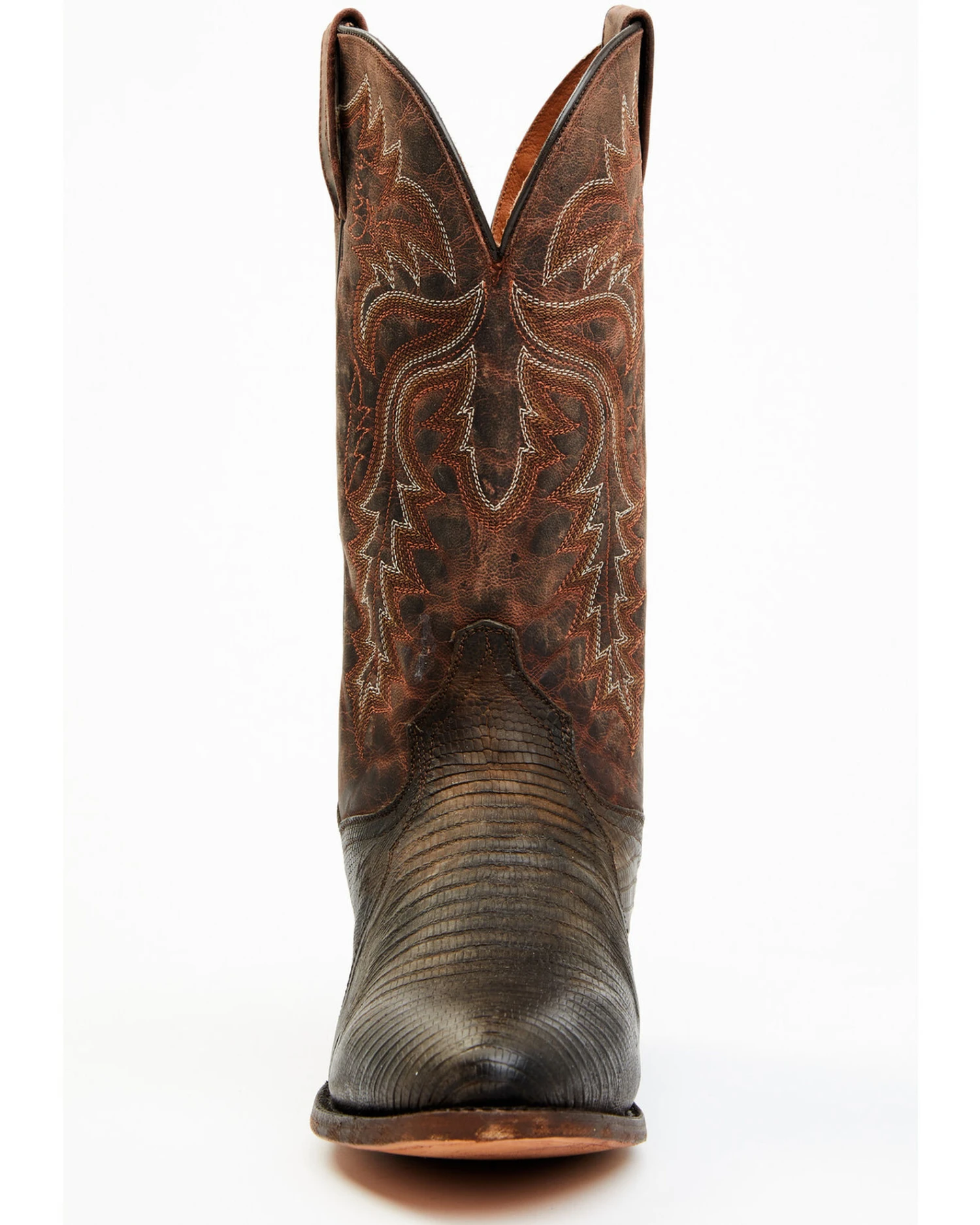Dan Post Men's Exotic Teju Lizard Leather Tall Western Boots - Round Toe 6 Dan Post Men's Exotic Teju Lizard Leather Tall Western Boots - Round Toe - Image 4