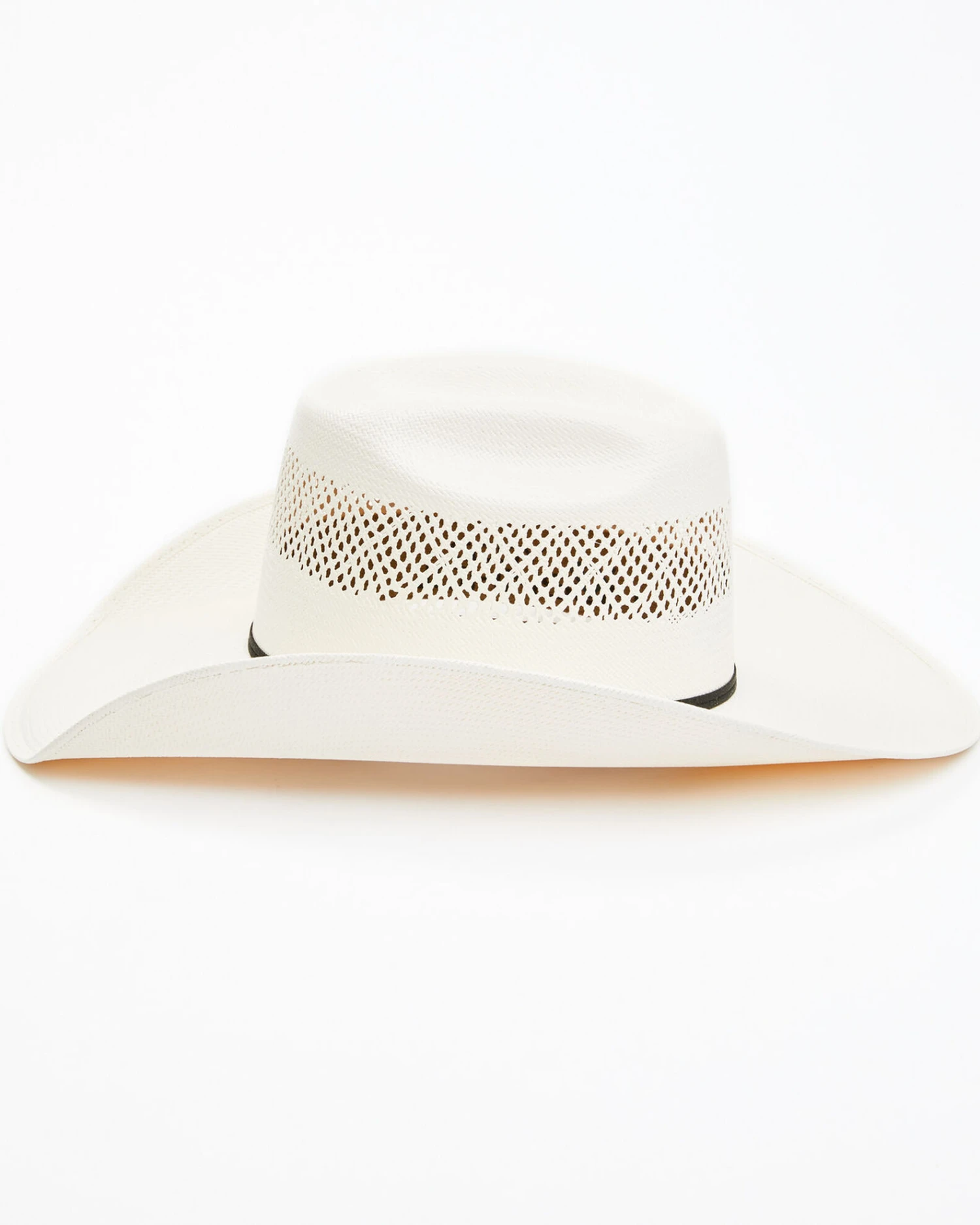 Resistol Men's Hootie Natural Brick Vented Western Straw Hat 5 Resistol Men's Hootie Natural Brick Vented Western Straw Hat - Image 3