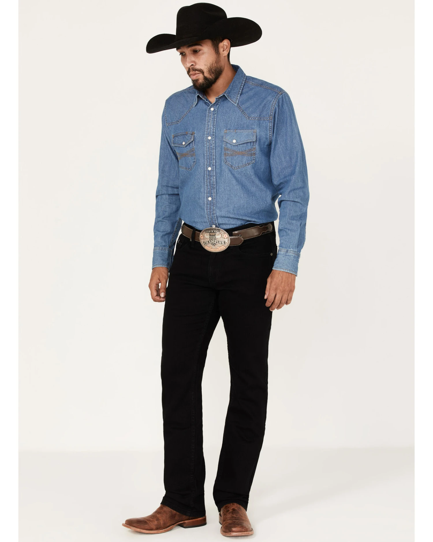 Cody James Men's Midnight Wash Stretch Slim Straight Jeans 5 Cody James Men's Midnight Wash Stretch Slim Straight Jeans - Image 3