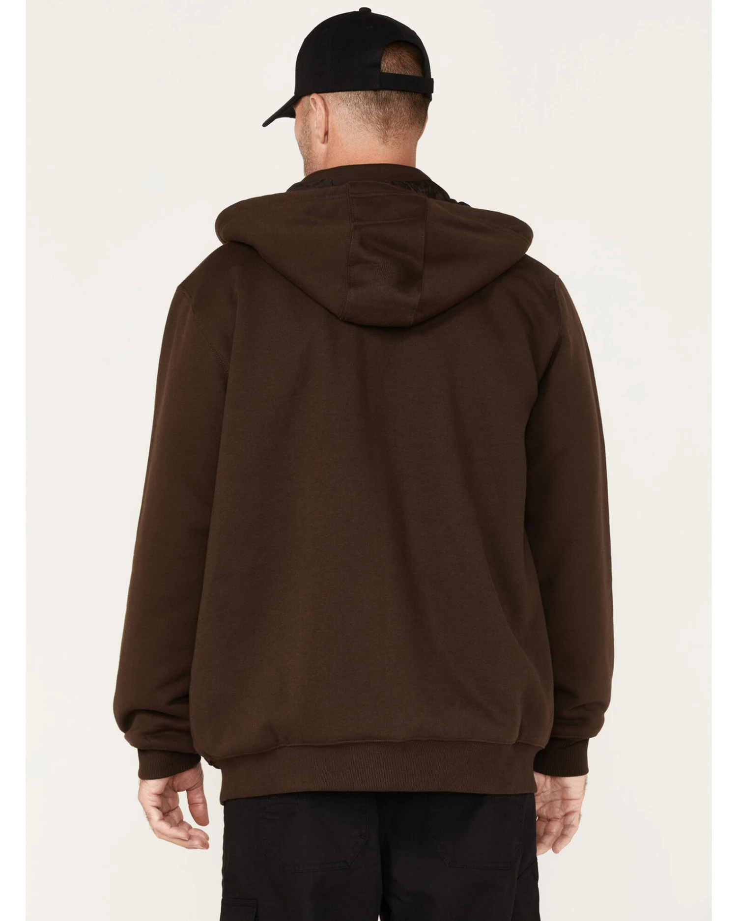 Hawx Men's Logo Quilted Hooded Zip Jacket 5 Hawx Men's Logo Quilted Hooded Zip Jacket - Image 3