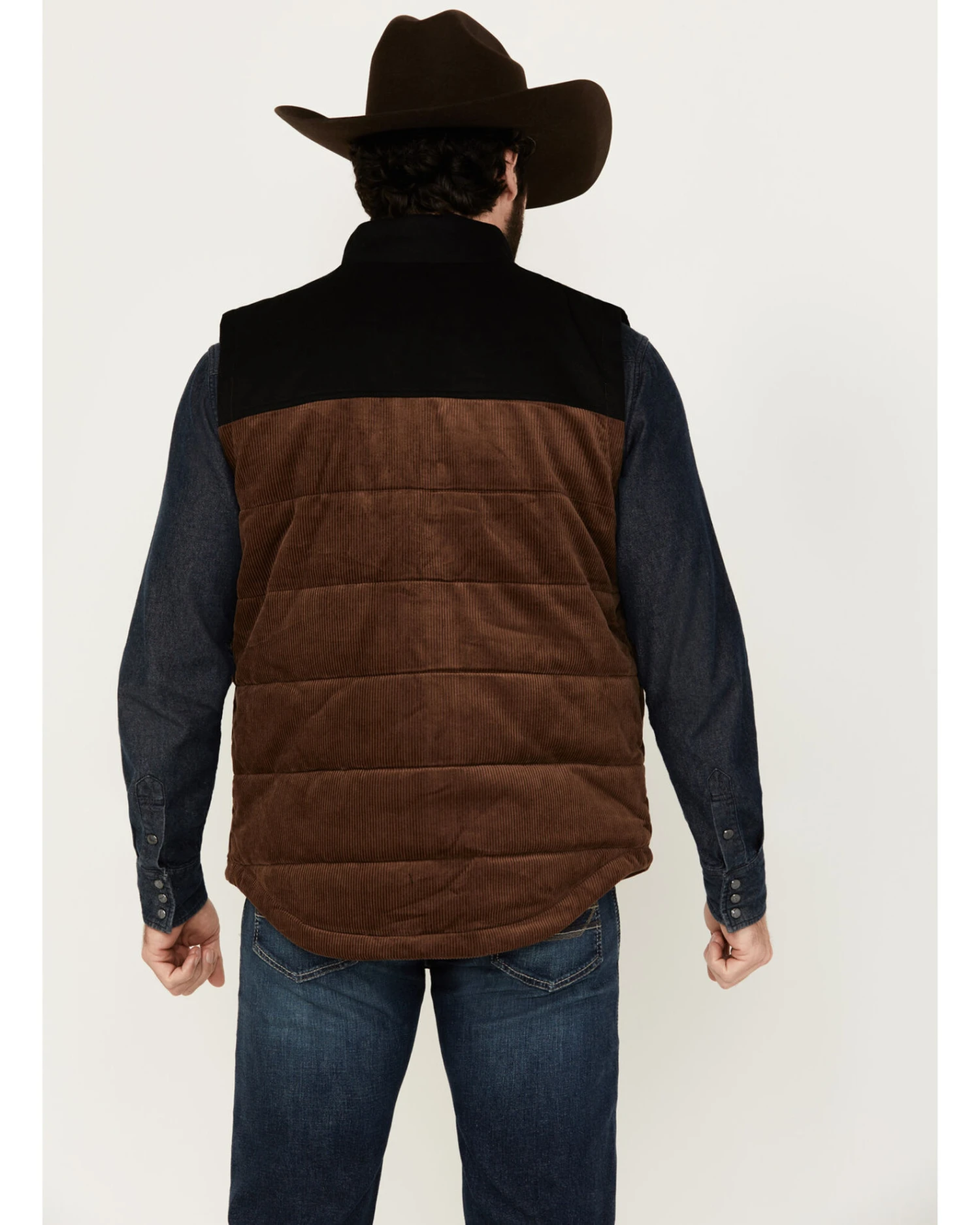 Cody James Men's Waren Corduroy Puffer Vest 5 Cody James Men's Waren Corduroy Puffer Vest - Image 3