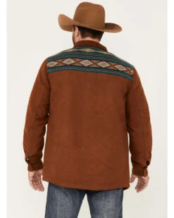 Moonshine Spirit Men's Jarvis Southwestern Wool Shacket