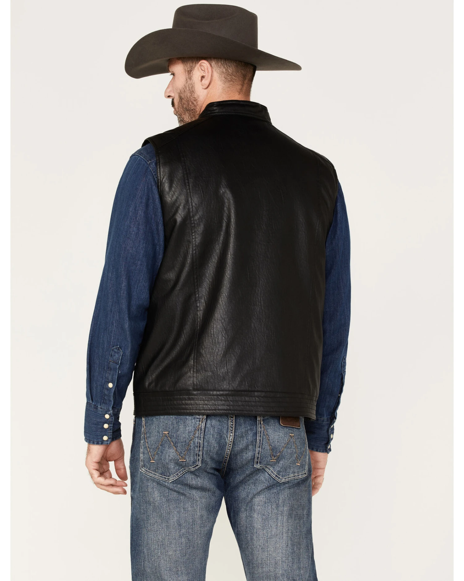 Moonshine Spirit Men's Slaton Biker Vest 4 Moonshine Spirit Men's Slaton Biker Vest - Image 3