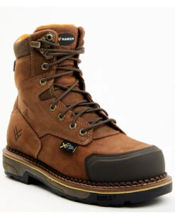 Hawx Men's 8" Internal Metguard Work Boots - Composite Toe