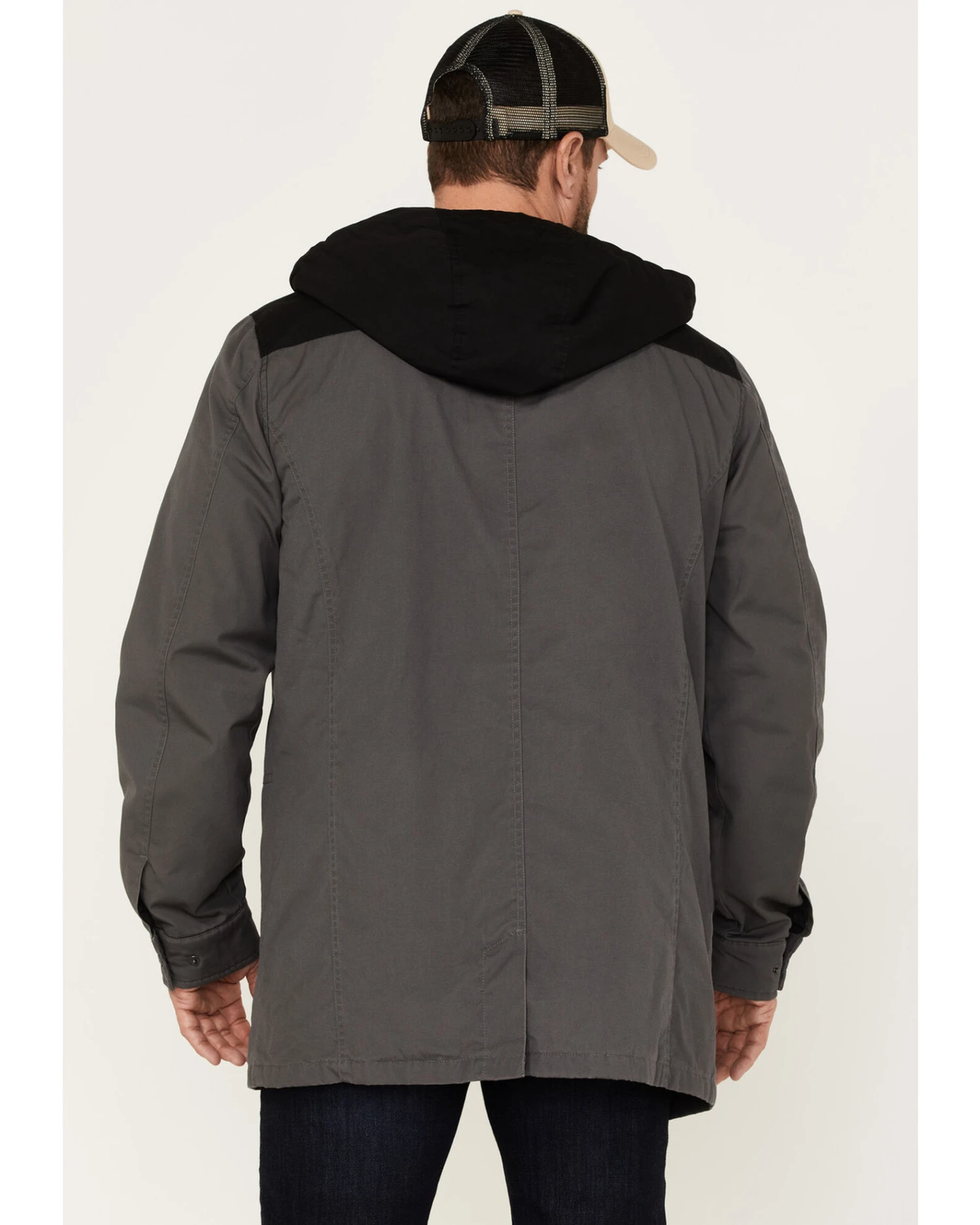 Brothers & Sons Men's Cruiser Waxed Canvas Hooded Jacket 4 Brothers & Sons Men's Cruiser Waxed Canvas Hooded Jacket - Image 2