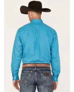 Cinch Men's All-Over Diamond Print Button Down Western Shirt 9 Cinch Men's All-Over Diamond Print Button Down Western Shirt -Boot Barn 2000375241 400 P4