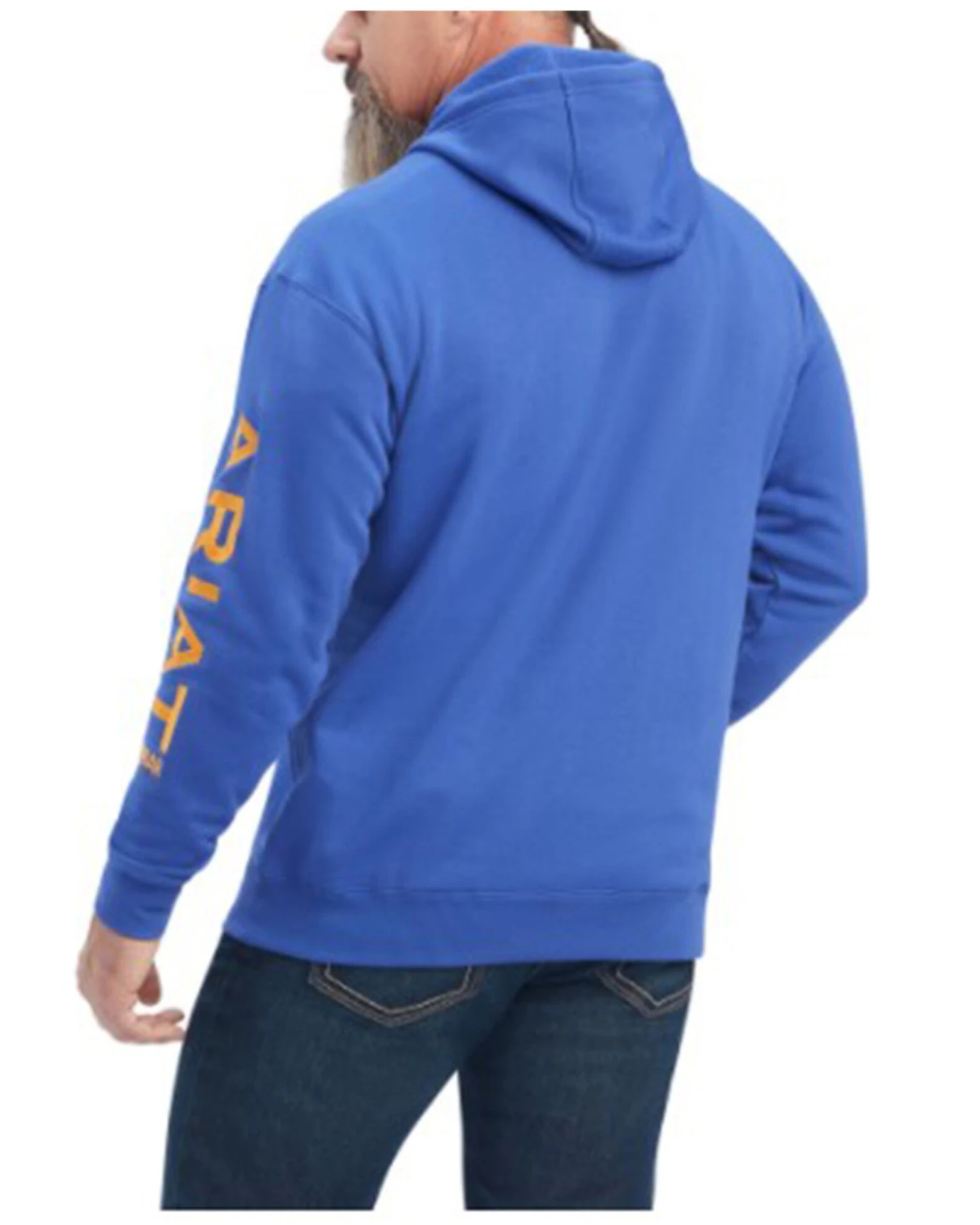 Ariat Men's Rebar Logo Sleeve Graphic Hooded Work Sweatshirt - Big & Tall 4 Ariat Men's Rebar Logo Sleeve Graphic Hooded Work Sweatshirt - Big & Tall - Image 2