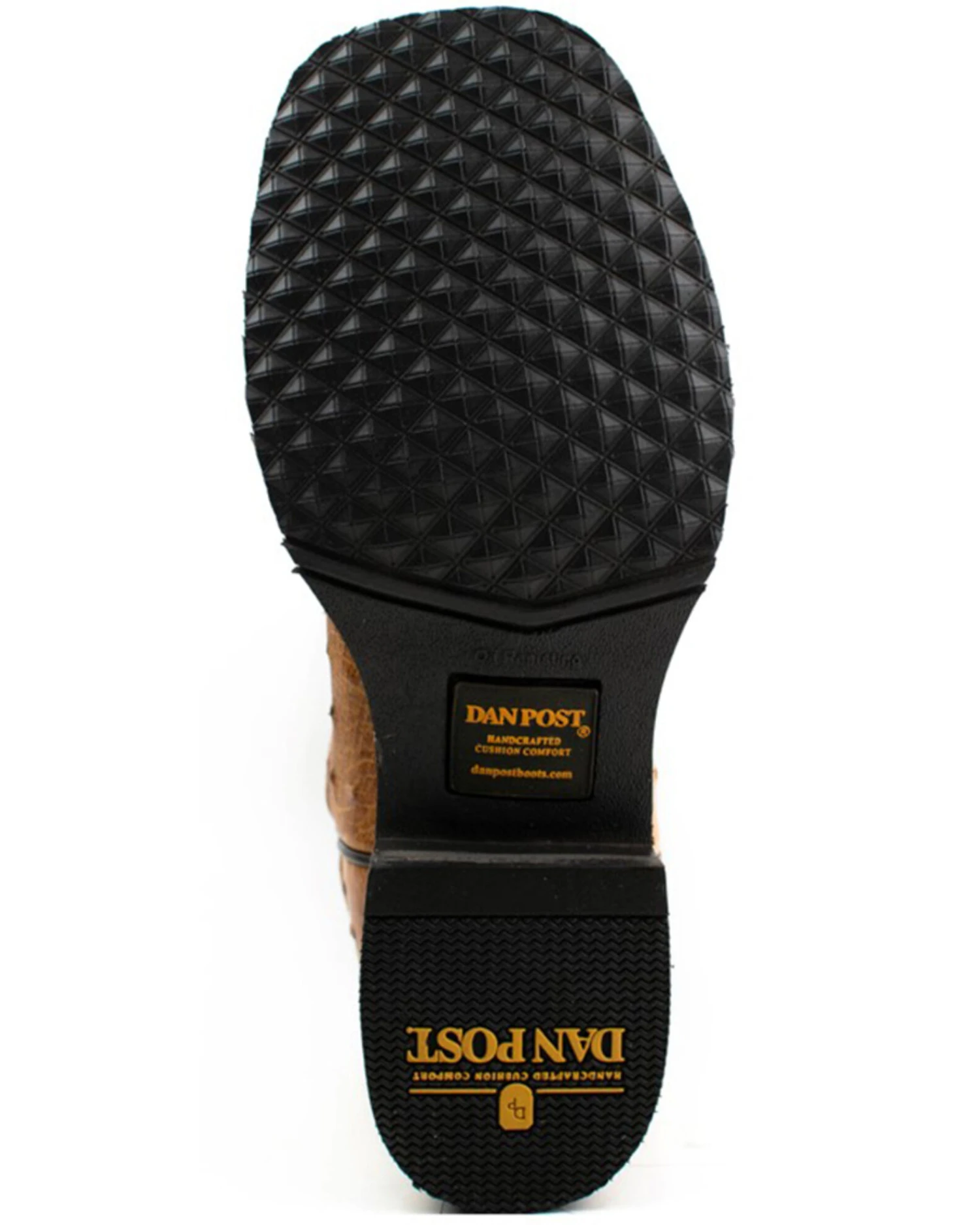 Dan Post Men's Saddle Hand Quill Ostrich Western Boots - Broad Square Toe 9 Dan Post Men's Saddle Hand Quill Ostrich Western Boots - Broad Square Toe - Image 7