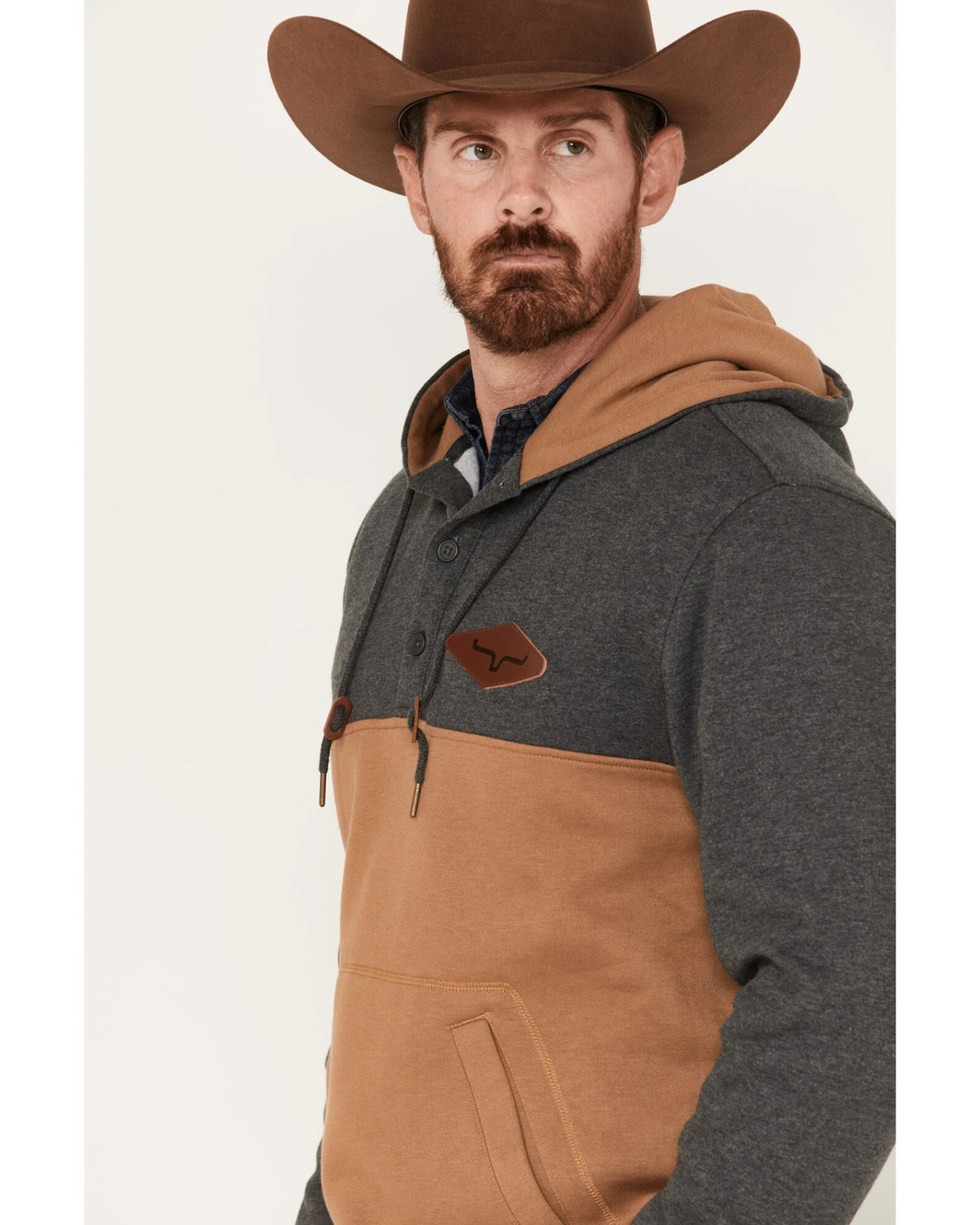 Kimes Ranch Men's Ogden 1/4 Button Hooded Pullover 3 Kimes Ranch Men's Ogden 1/4 Button Hooded Pullover