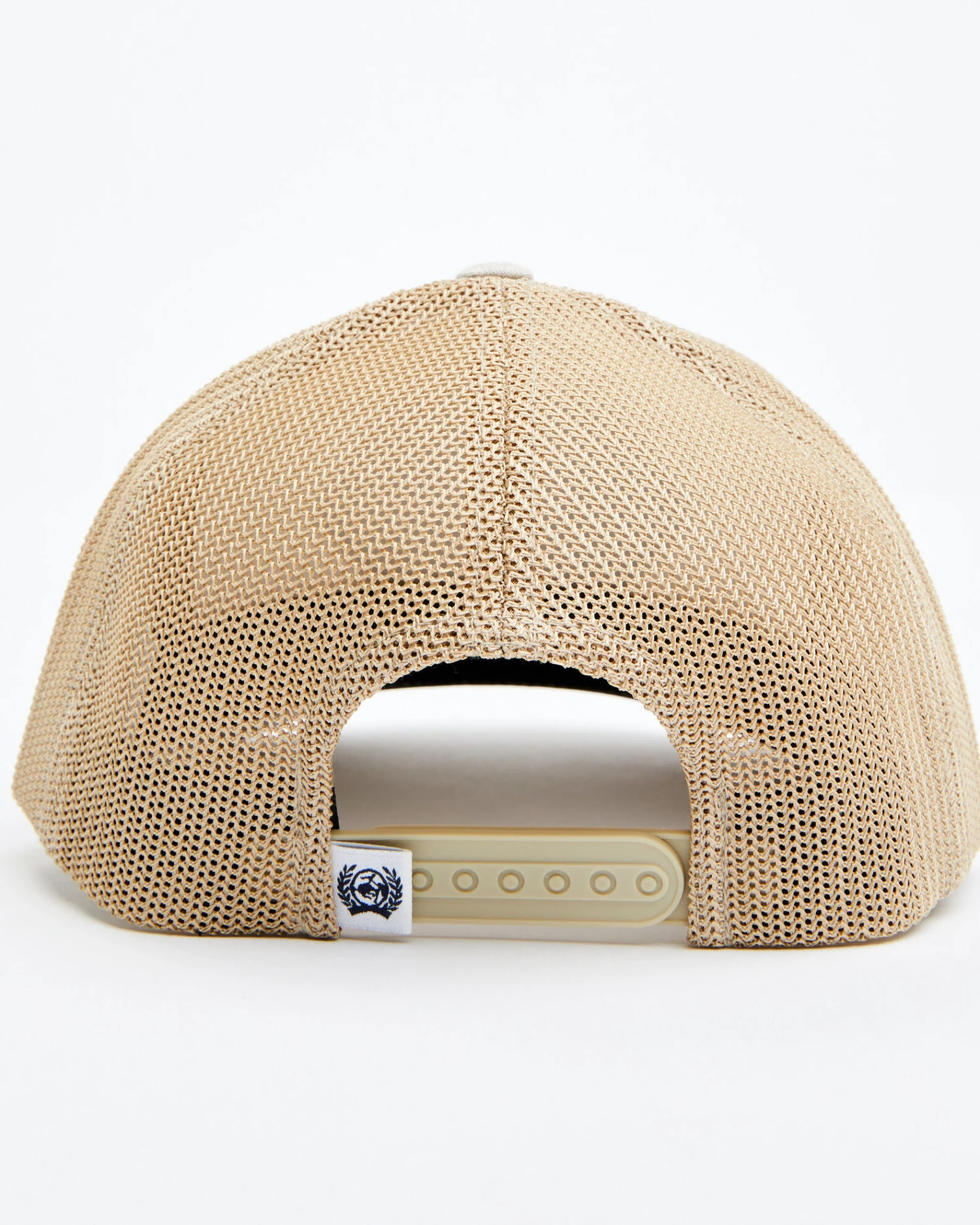 Cinch Men's Tan Hexagon Patch Trucker Cap 5 Cinch Men's Tan Hexagon Patch Trucker Cap - Image 3