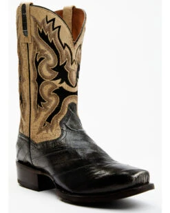 Dan Post Men's Exotic Eel Western Boots - Square Toe