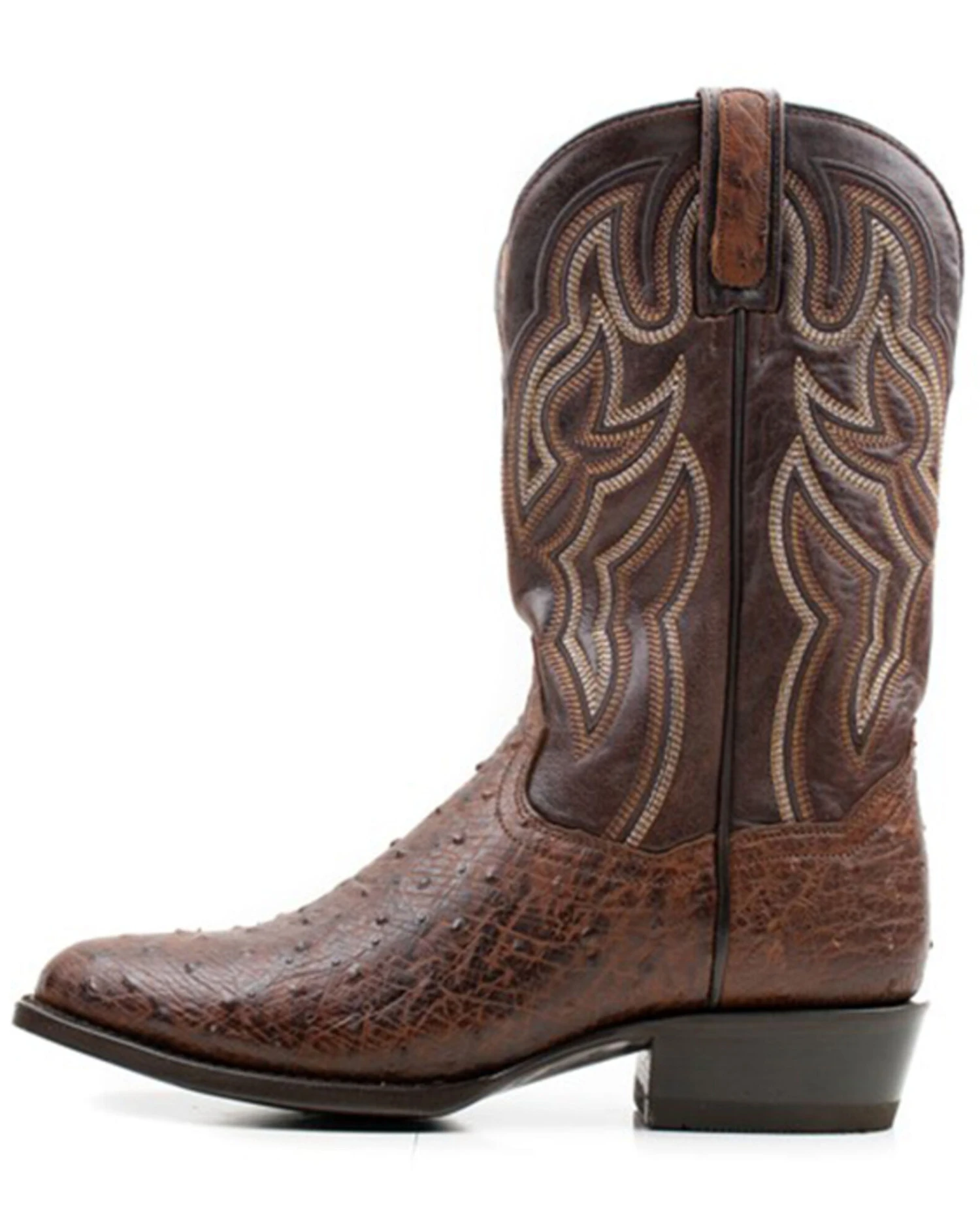 Dan Post Men's 12" Hand Quill French Exotic Western Boots - Medium Toe 5 Dan Post Men's 12" Hand Quill French Exotic Western Boots - Medium Toe - Image 3