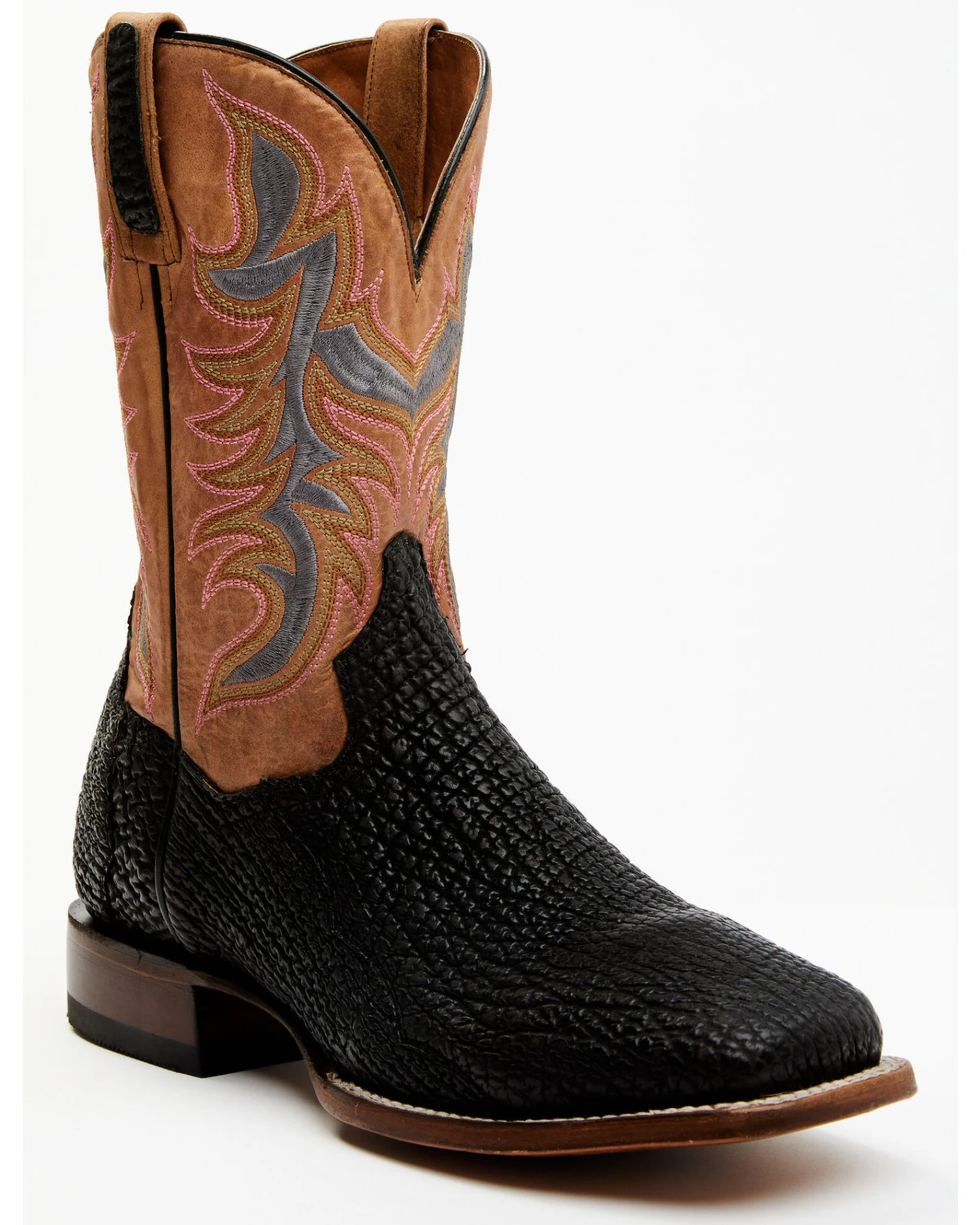 Dan Post Men's Exotic Shark Western Boots - Broad Square Toe 3 Dan Post Men's Exotic Shark Western Boots - Broad Square Toe