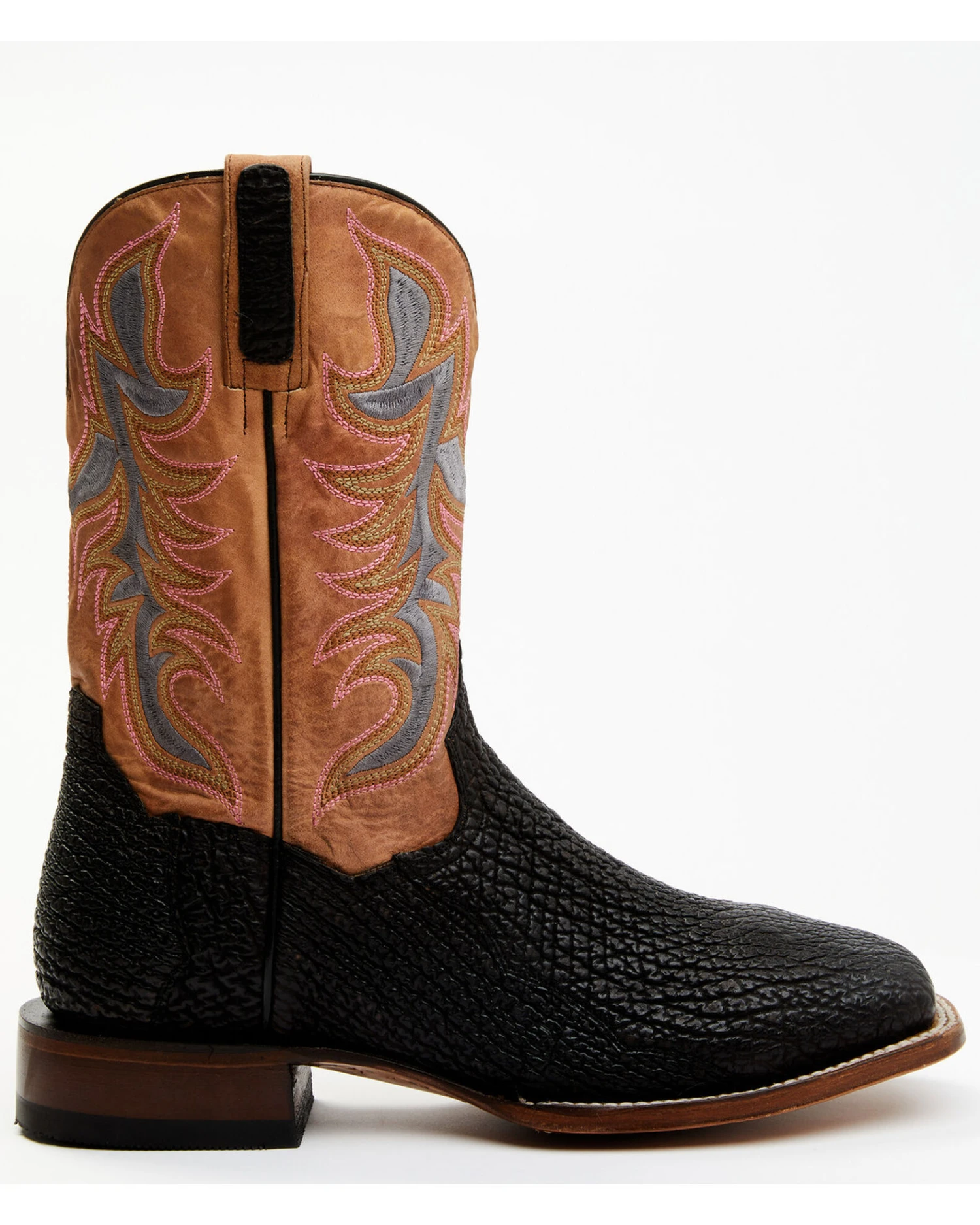 Dan Post Men's Exotic Shark Western Boots - Broad Square Toe 4 Dan Post Men's Exotic Shark Western Boots - Broad Square Toe - Image 2