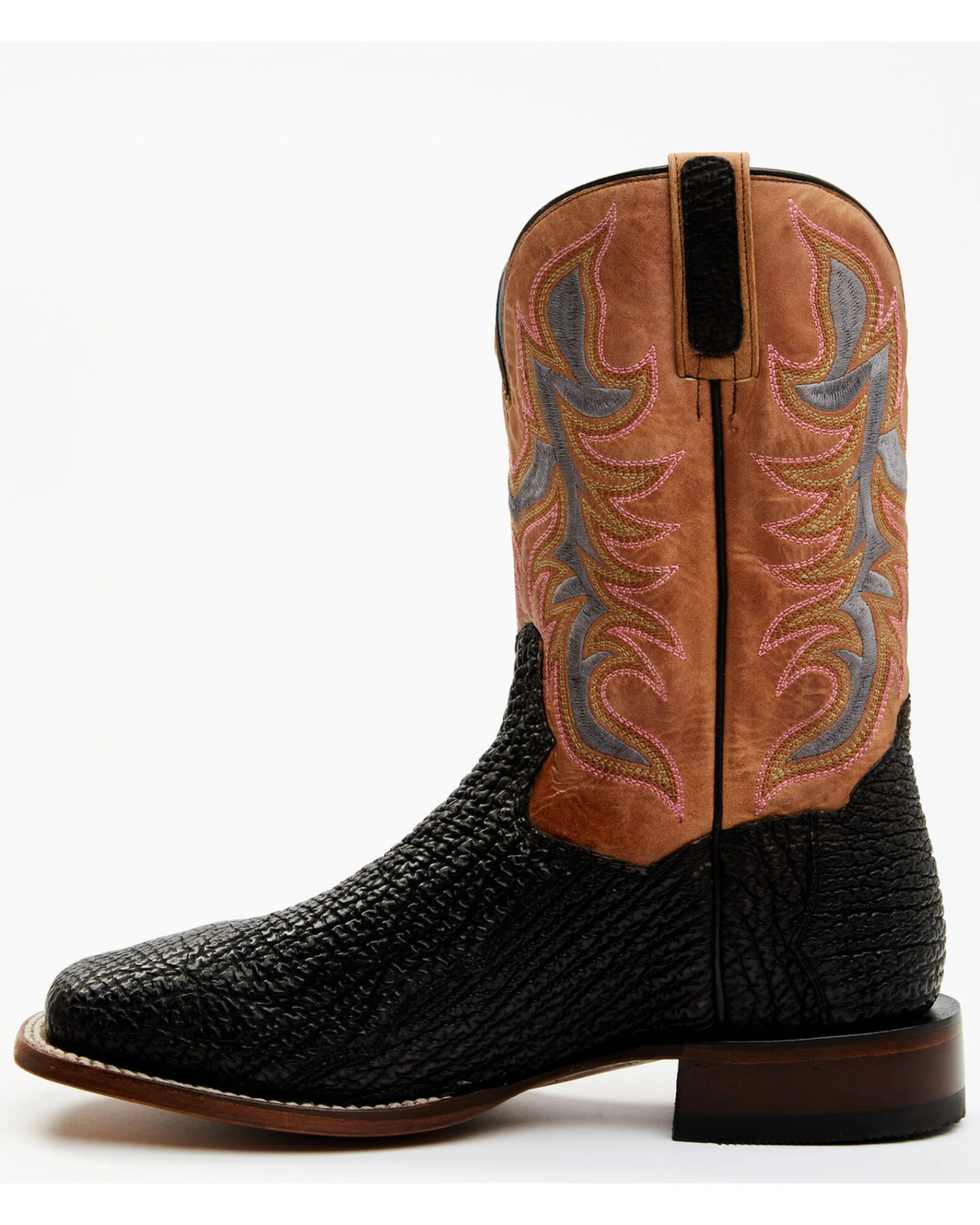Dan Post Men's Exotic Shark Western Boots - Broad Square Toe 5 Dan Post Men's Exotic Shark Western Boots - Broad Square Toe - Image 3