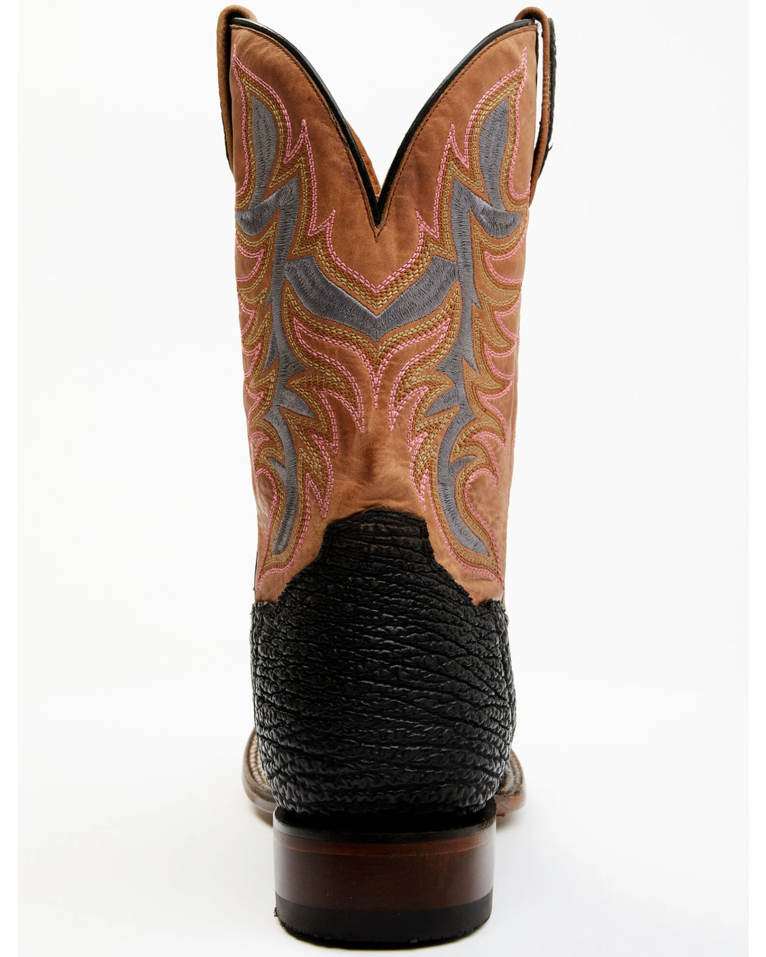 Dan Post Men's Exotic Shark Western Boots - Broad Square Toe 7 Dan Post Men's Exotic Shark Western Boots - Broad Square Toe - Image 5